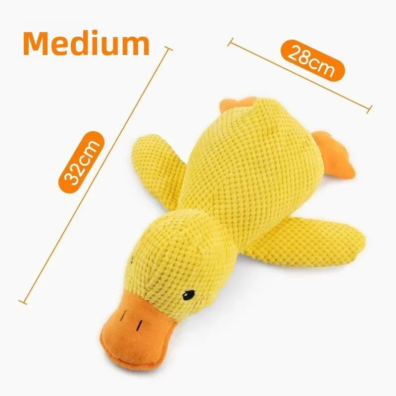1/3PCS Things For Dogs Dogs Accessories Dog Supplies Calming Duck Squeaky Plush Toy Luxury Sleep Aid Durable Puppy Companion Pet